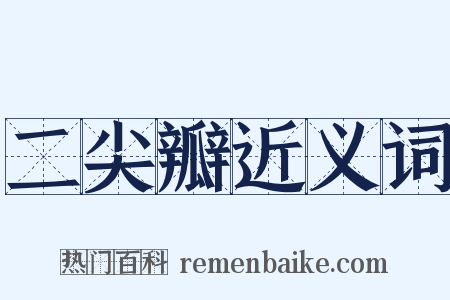 二尖瓣近义词是什么意思的图片